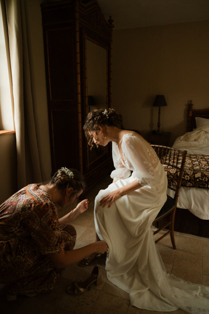 préparatifs mariée normandie