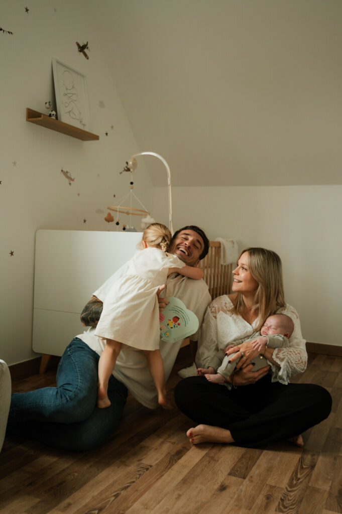 Séance famille à domicile rouen