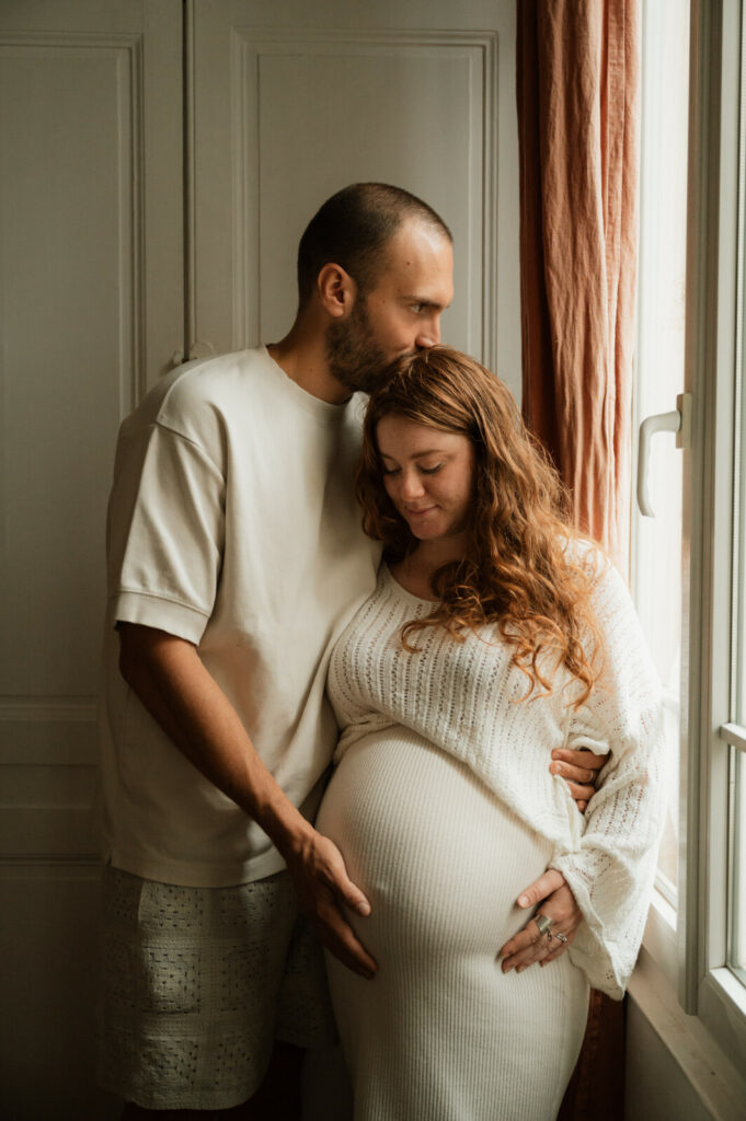 photo grossesse d'hiver rouen