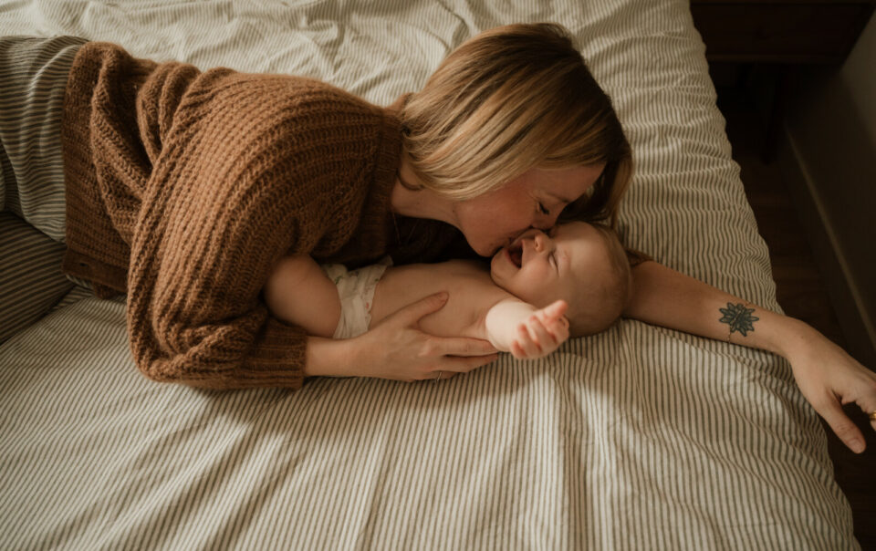 séance photo maman bébé