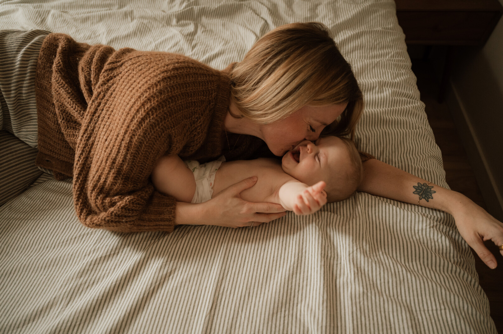 séance photo maman bébé